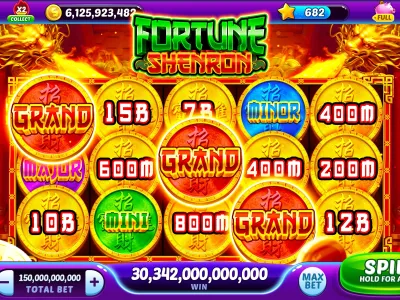 Sección de casino y slots premium
